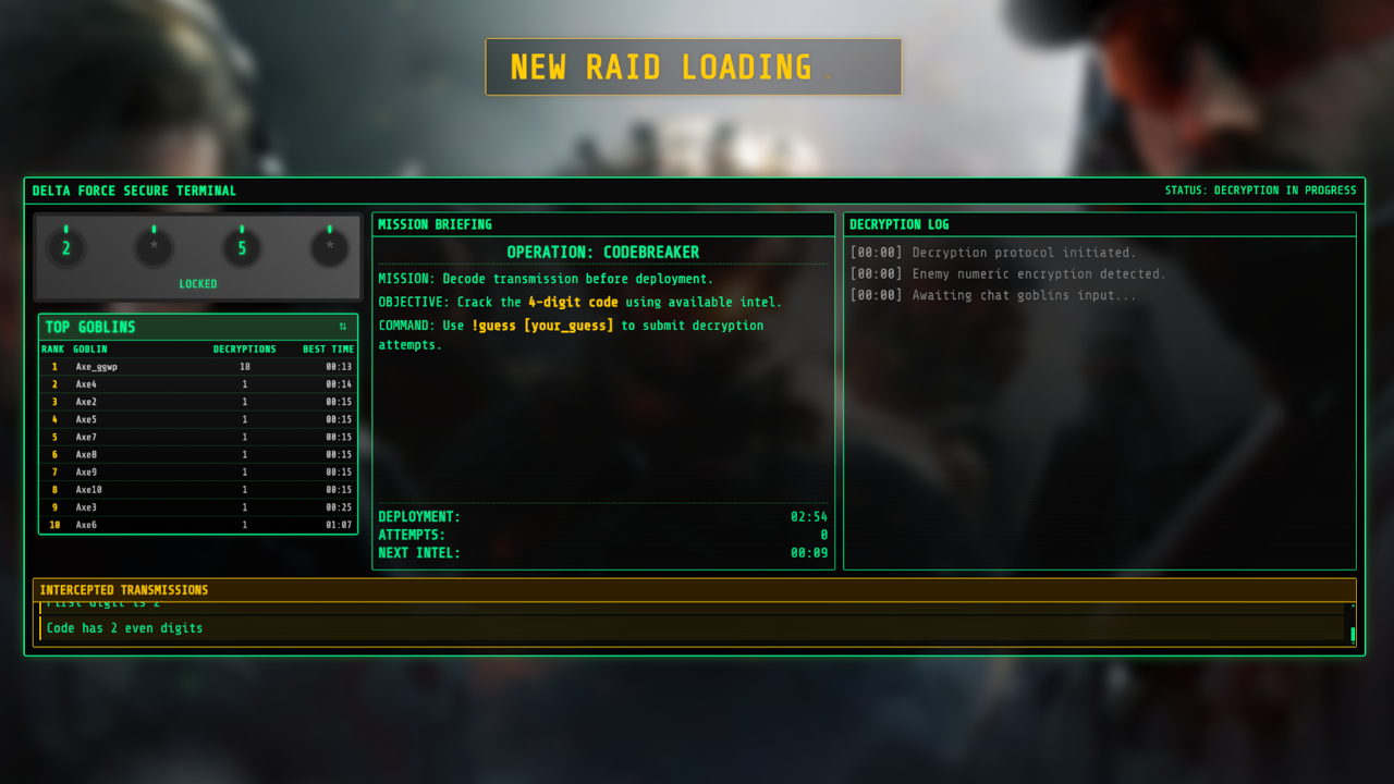Codebreaker Game Screenshot
